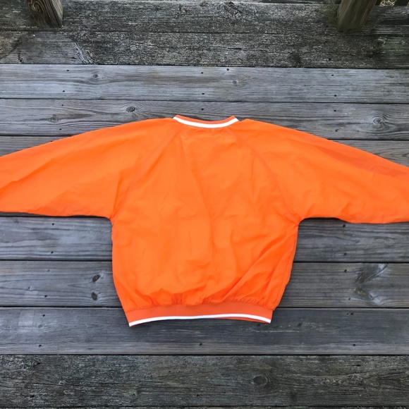 Adidas Women Orange Jacket Long Sleeve Athletic T - Picture 6 of 7